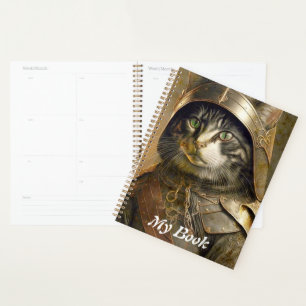 Cat Samurai. Personalise.  Planner
