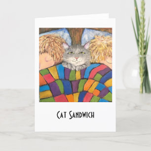 Cat Sandwich Holiday Card