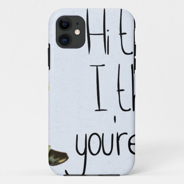 Cat Saying Case-Mate iPhone Case (Back)