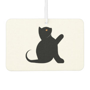 Cat Saying Hello Car Air Freshener