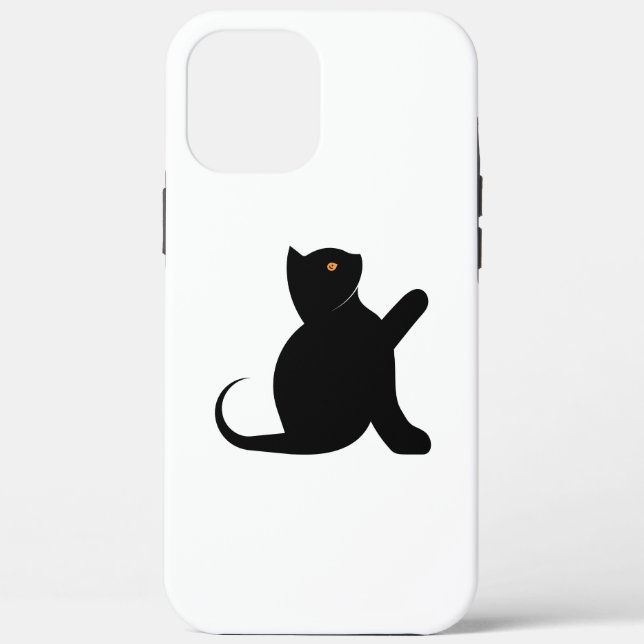 Cat Saying Hello Case-Mate iPhone Case (Back)