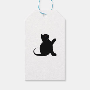 Cat Saying Hello Gift Tags