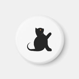 Cat Saying Hello Magnet