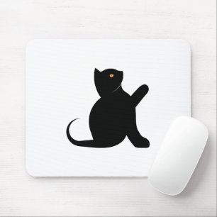 Cat Saying Hello Mouse Mat