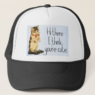Cat Saying Trucker Hat
