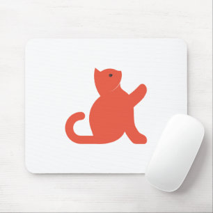 Cat Says Hello Mouse Mat