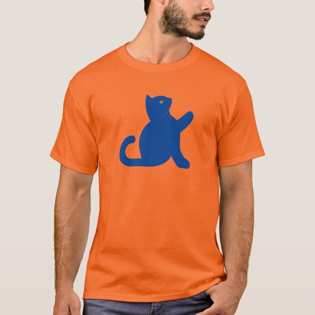 Cat Says Hello T-Shirt (Front)