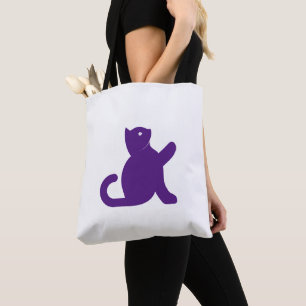 Cat Says Hello Tote Bag
