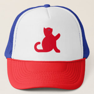 Cat Says Hello Trucker Hat
