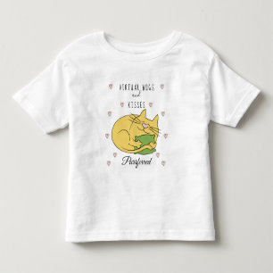Cat Says Virtual Hugs Purrferred Toddler T-Shirt