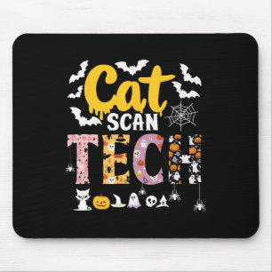 Cat Scan Ct Rad Tech Halloween Costume Spider Fly  Mouse Mat