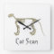 Cat Scan Skeleton Wall Clock