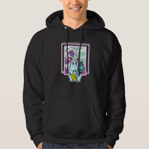 Cat Sci Fi Vapour Wave For All Ages Hoodie