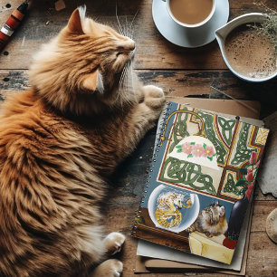 Cat Sea Horse Fantasy Notebook