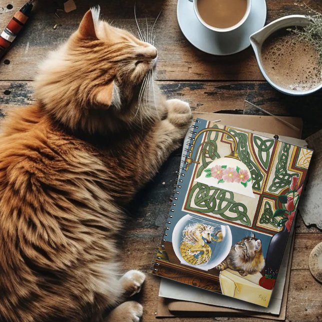 Cat Sea Horse Fantasy Notebook (Creator Uploaded)