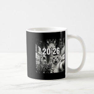 Cat Selfie At New York Happy New Years Eve 2026 Ba Coffee Mug