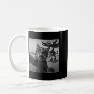 Cat Selfie Shark Crocodile Italian Brainrot Meme Coffee Mug