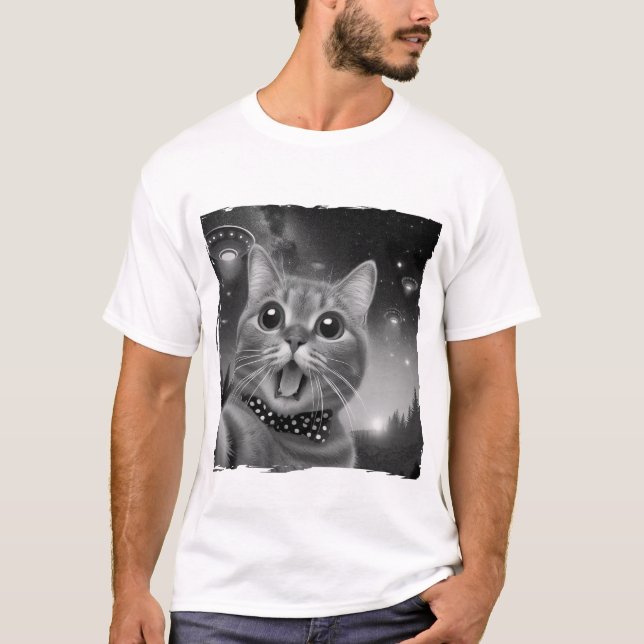 Cat selfie T-Shirt (Front)