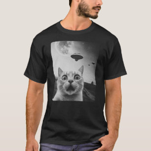 Cat Selfie UFO T-Shirt