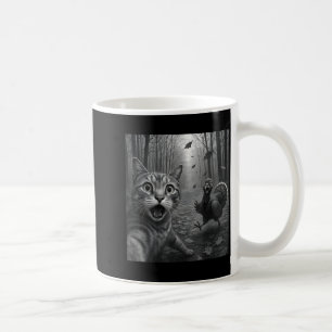 Cat Selfie With Turkey Funny Happy Thanksgiving Da Coffee Mug