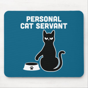 Cat Servant Long Sleeve Mouse Mat
