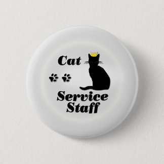 Cat Service Staff 6 Cm Round Badge