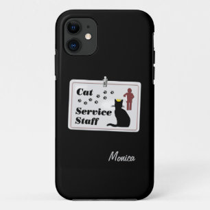 Cat Service Staff iPhone 11 Case