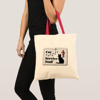 Cat Service Staff Tote Bag