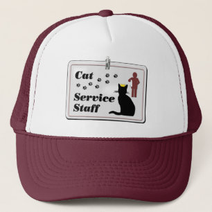 Cat Service Staff Trucker Hat
