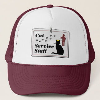 Cat Service Staff Trucker Hat