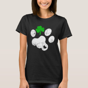Cat Shamrock Retro Irish St Patricks Day T-Shirt