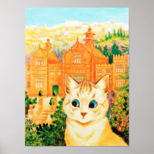 Cat & Shangri-la, Louis Wain Poster