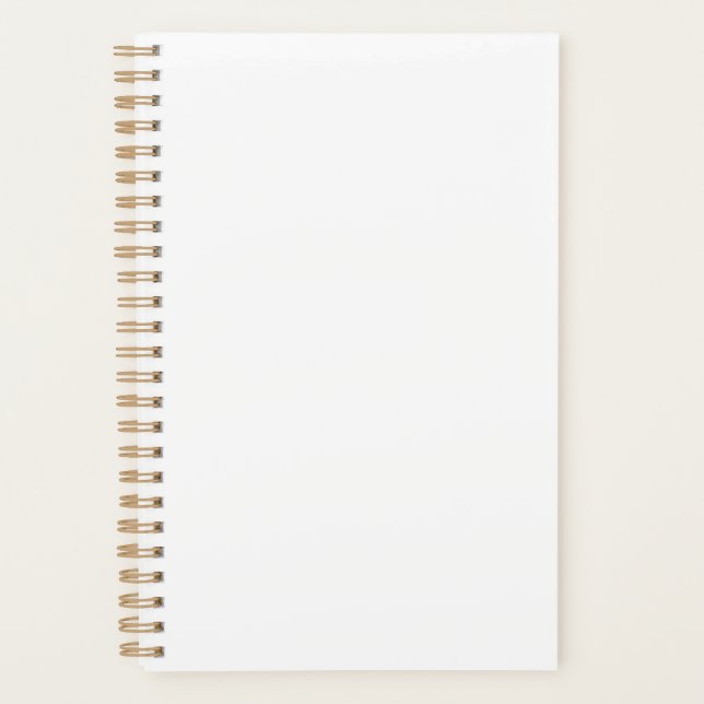 Cat-Shaped Coffee Mug Hardcover Planner (Front)