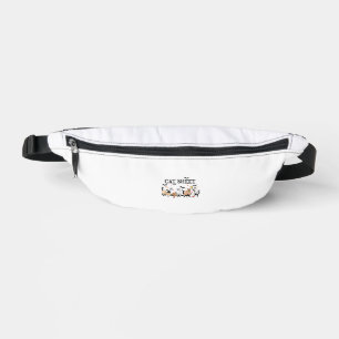 Cat Sheet Cute Black Cats in Ghost Halloween Men W Bum Bags