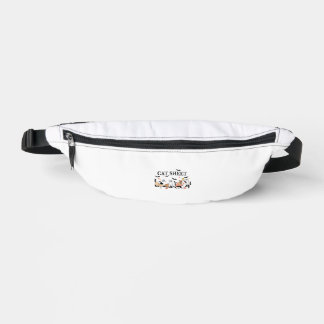 Cat Sheet Cute Black Cats in Ghost Halloween Men W Bum Bags
