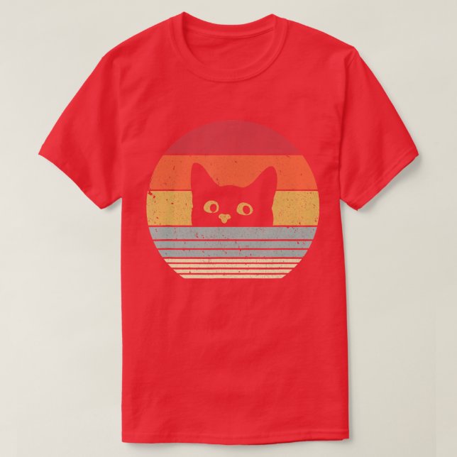 Cat Shirt Retro Style (Design Front)