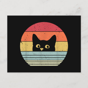 Cat Shirt. Retro Style Enclosure Card