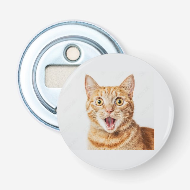 cat shocked bottle rocked opener (Front)