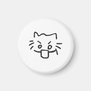 cat shocked Magnet