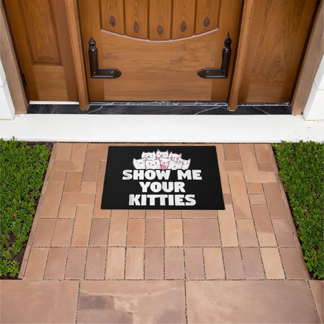 Cat Show Me Your Kitties Doormat (Outdoor)