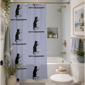 Cat Shower Curtain