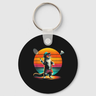 Cat Shuttle Badminton For Men Women  Key Ring