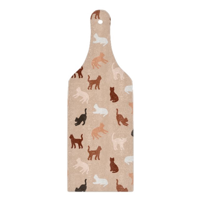 Cat silhouette cutting board (Front)