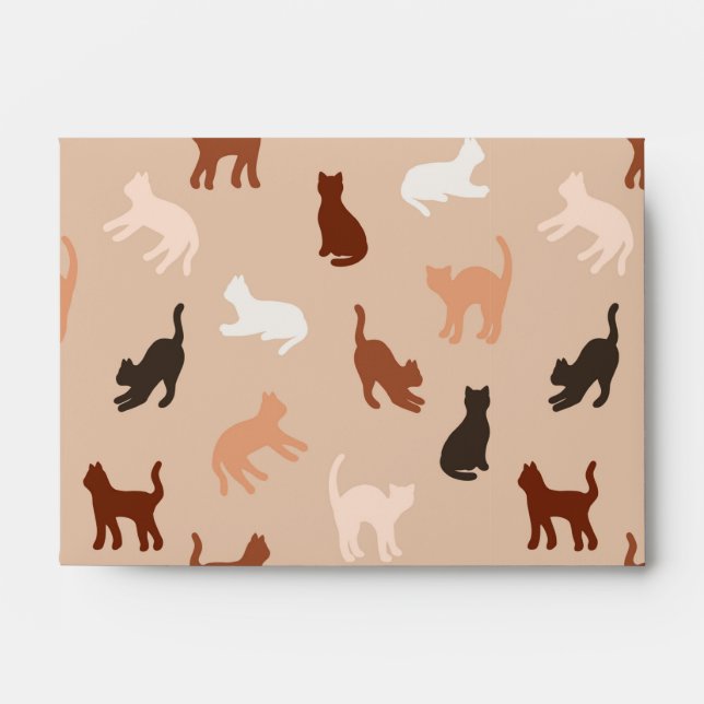 Cat silhouette envelope (Front)