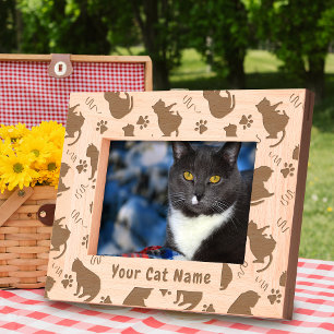 Cat Silhouette Etched Frames
