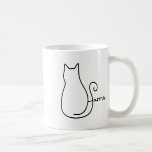 Cat Silhouette Harris Kamala Childless Cats Ladies Coffee Mug