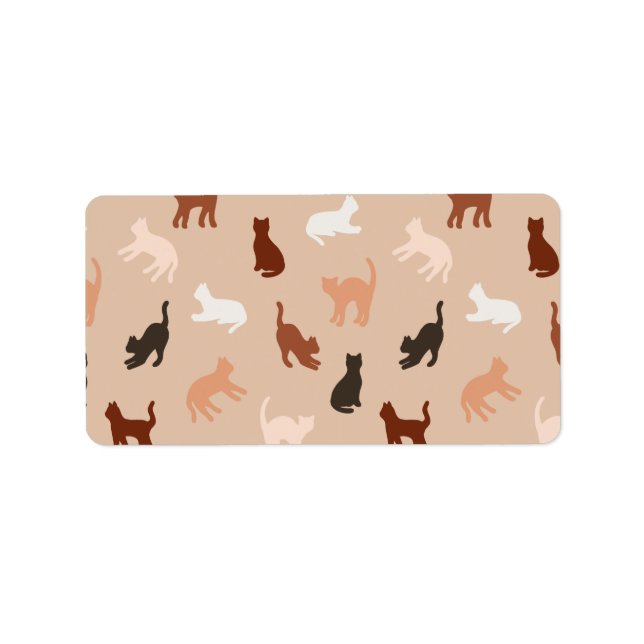 Cat silhouette label (Front)