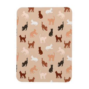 Cat silhouette magnet