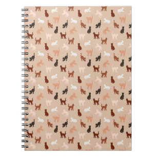 Cat silhouette notebook