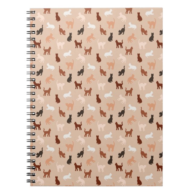 Cat silhouette notebook (Front)
